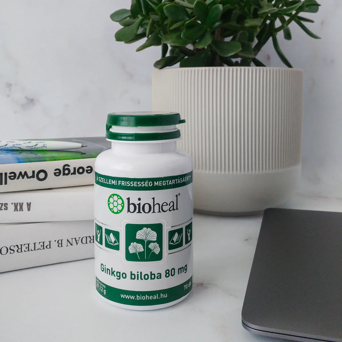 Bioheal® Ginkgo Biloba 120mg + fokhagyma kivonattal (70db)