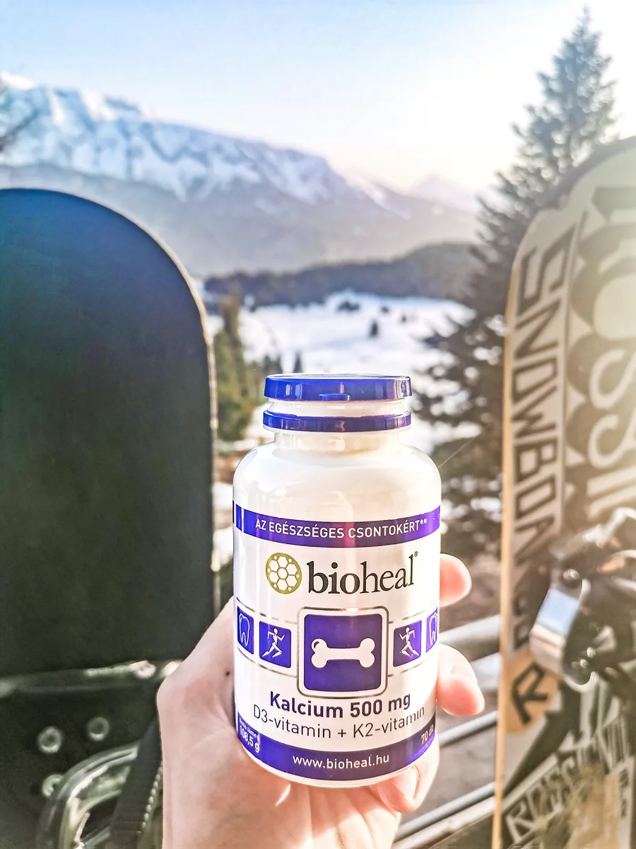 Bioheal® Kalcium 500 mg + D3-vitamin + K2-vitamin (70db)