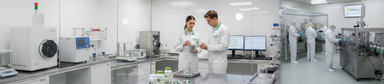 Bioheal Pharma Kft. — modern labor és GMP-minősítésű gyártási környezet