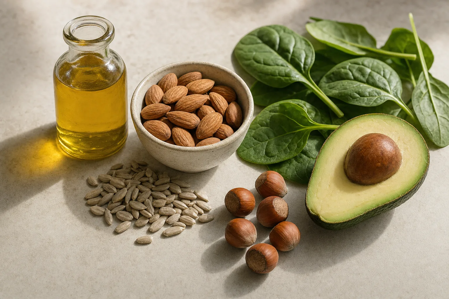 E-vitamin (tokoferol): mire jó, mennyi kell és miben van?