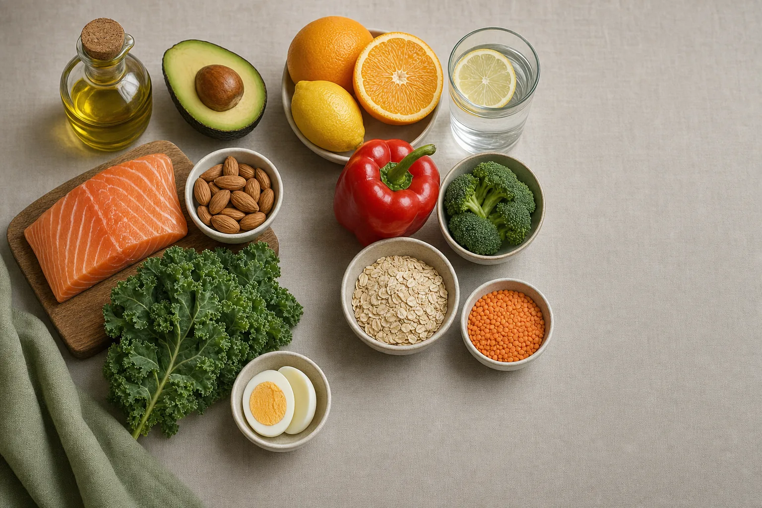 Vízben és zsírban oldódó vitaminok forrásai: olajos magvak, halak, zöldségek és gyümölcsök