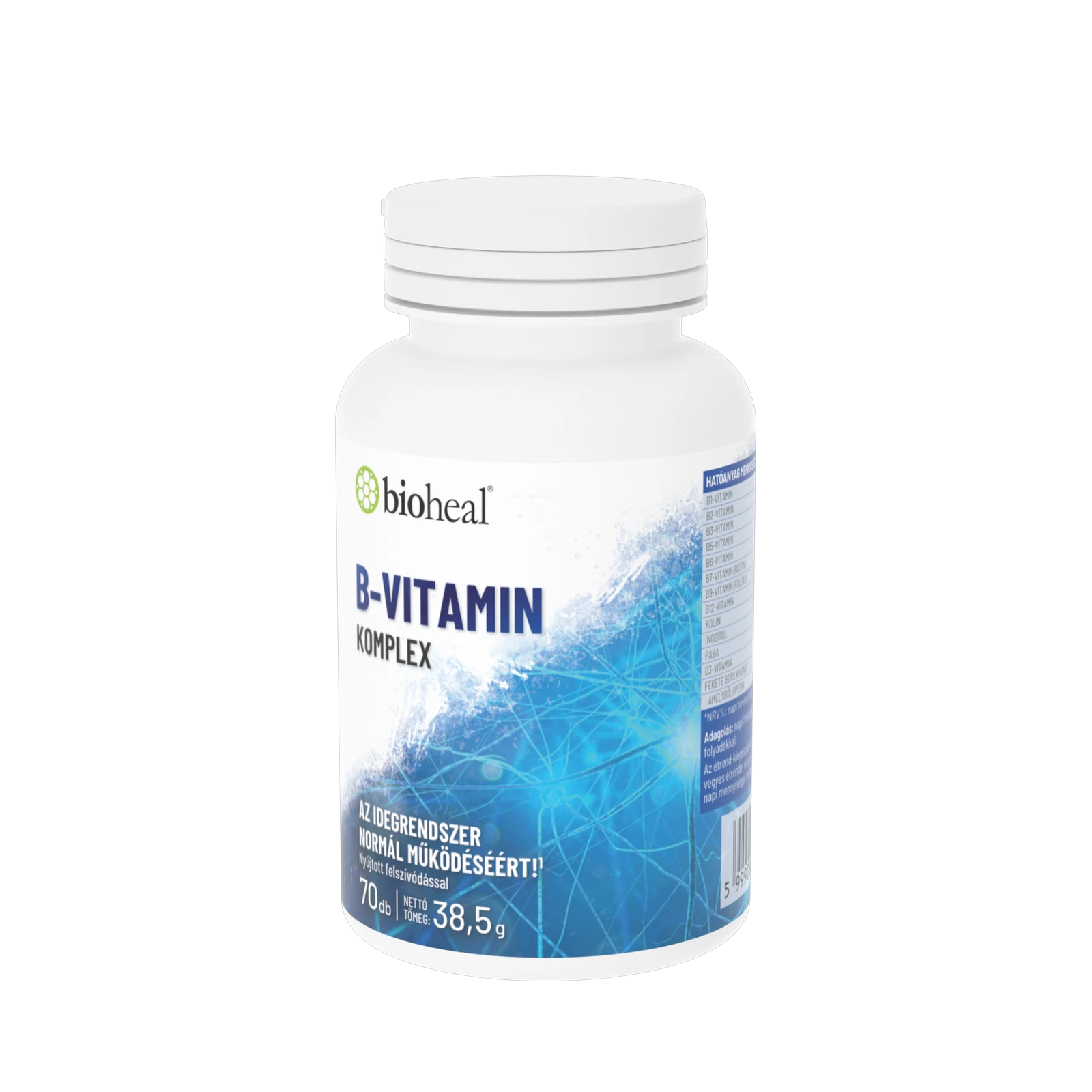 Bioheal® B-vitamin Komplex filmtabletta (70 db)