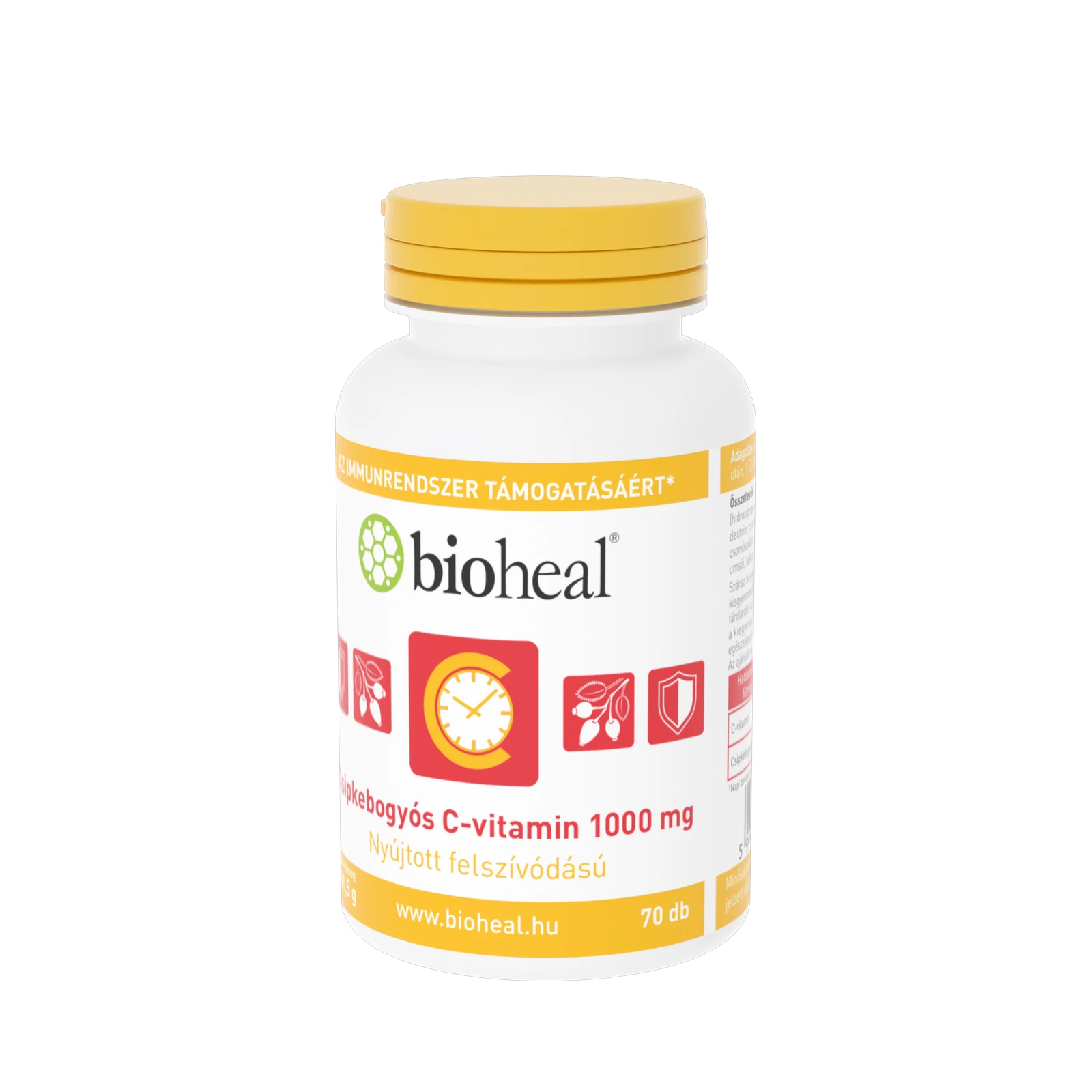 Bioheal® Csipkebogyós C-vitamin 1000 mg filmtabletta (70 db)