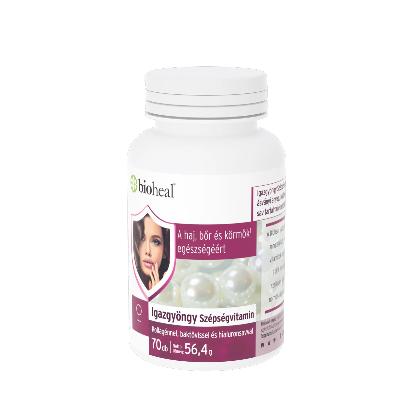 Bioheal® Igazgyöngy Szépségvitamin lágykapszula (70 db)