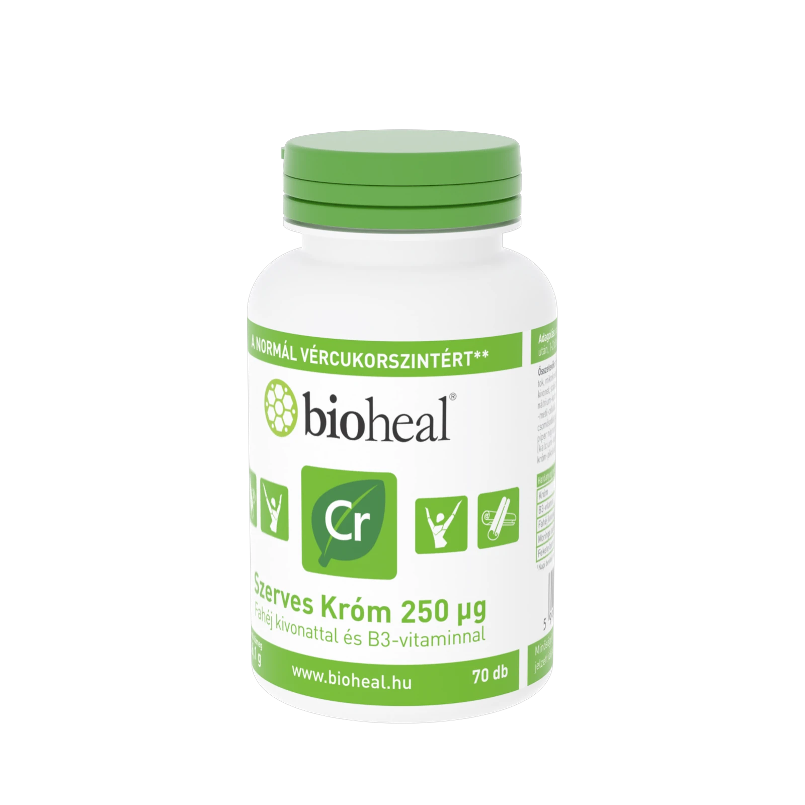 Bioheal® Szerves & Természetes Króm filmtabletta (70 db)