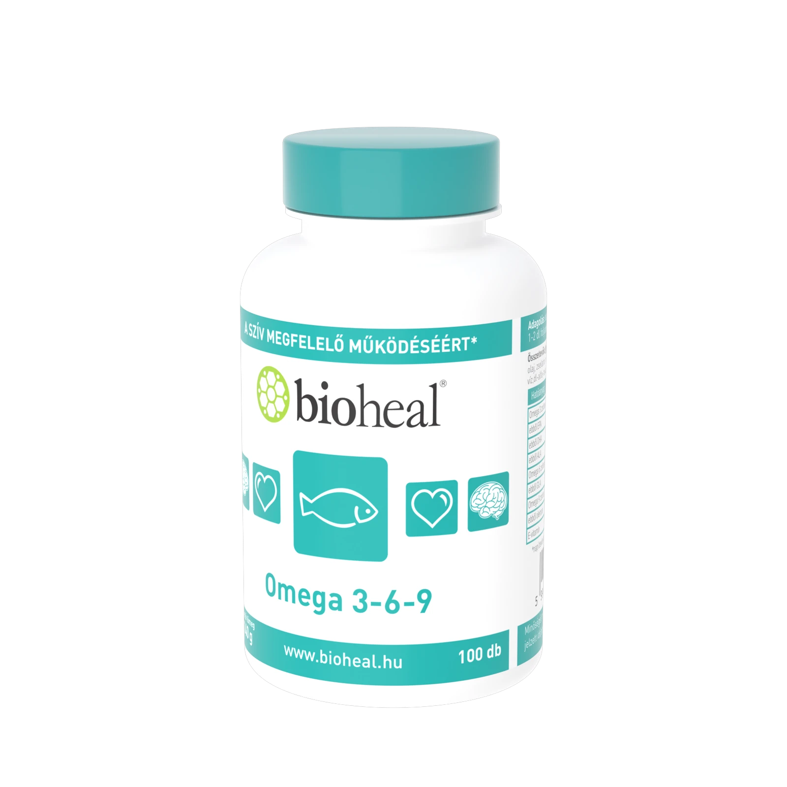 Bioheal® Omega 3-6-9 lágyzselatin kapszula (100 db)