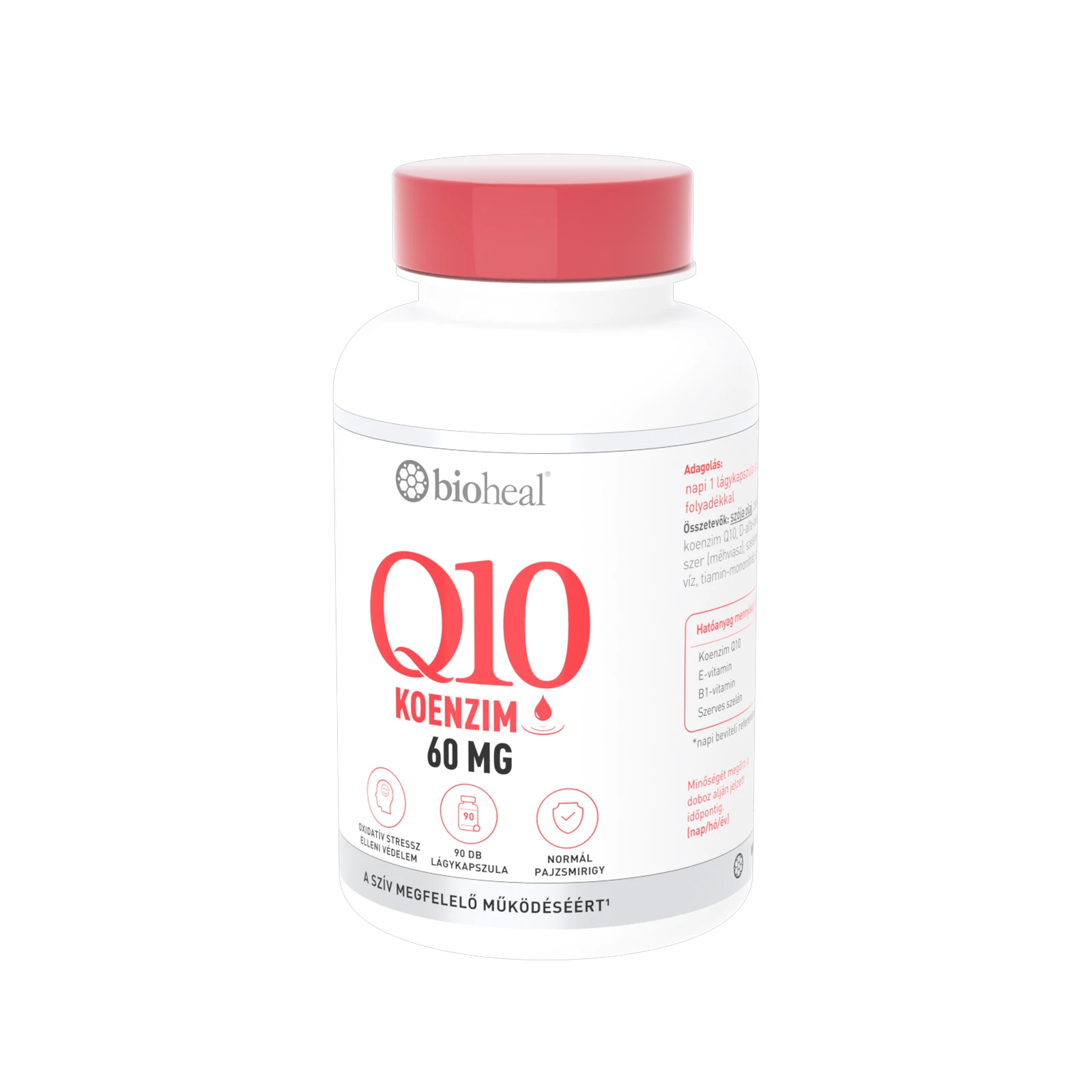 Bioheal® Koenzim Q10 60 mg lágykapszula (90 db)