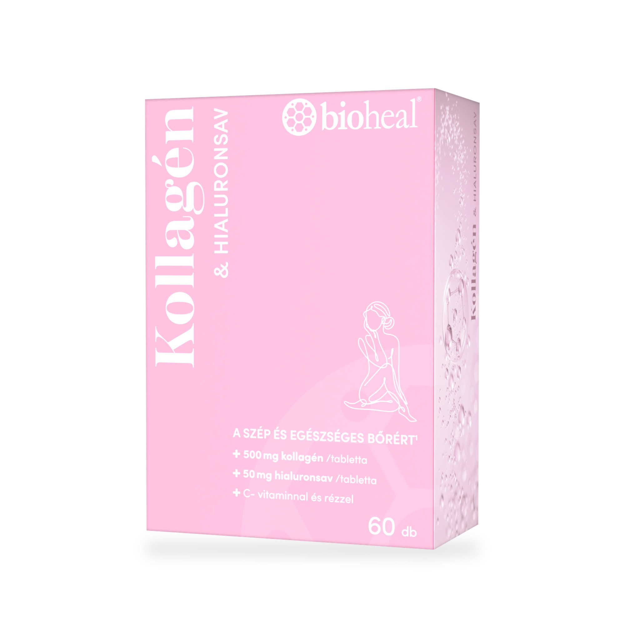 Bioheal® Kollagén & hialuronsav (60db)
