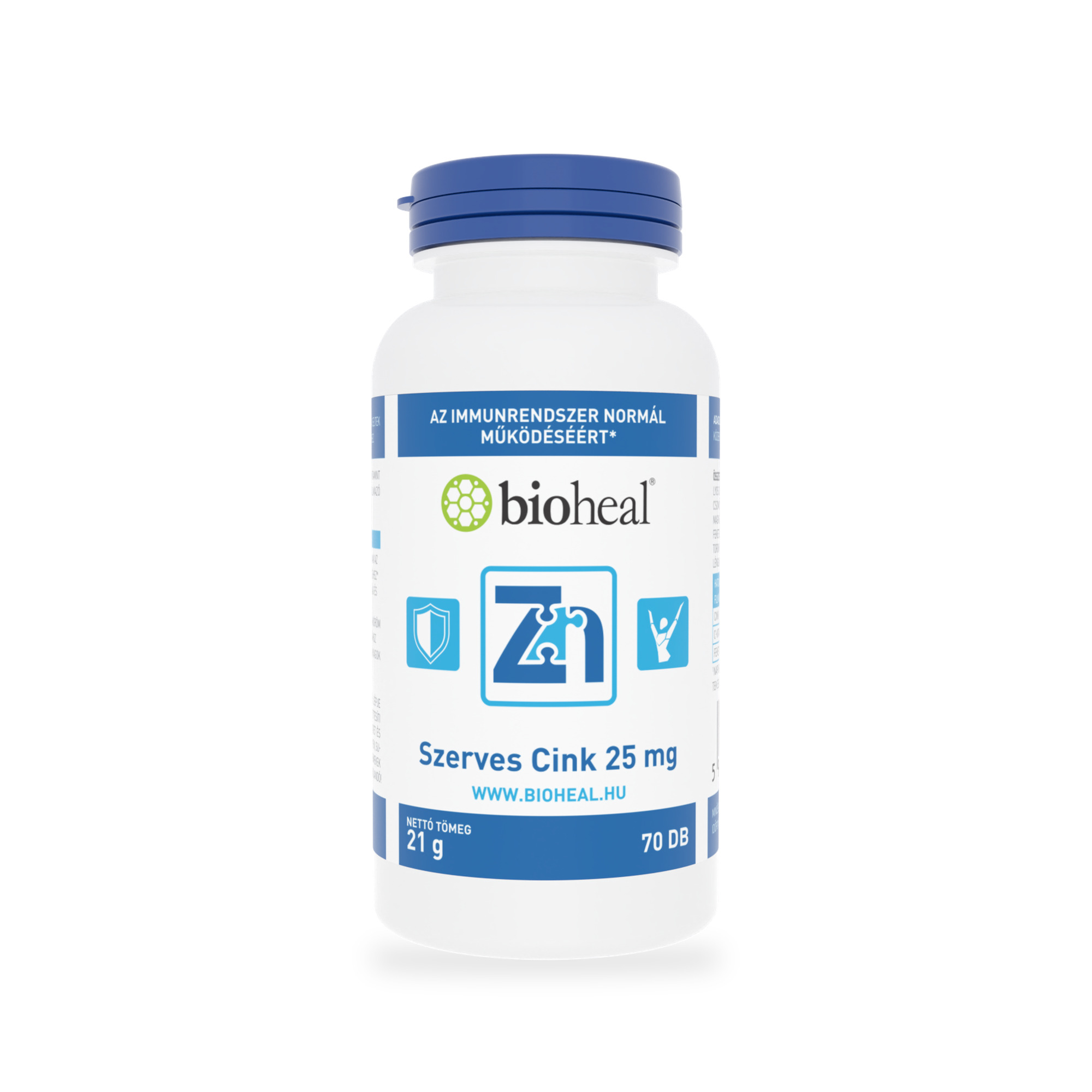 Bioheal® Szerves Cink 25mg (70db)