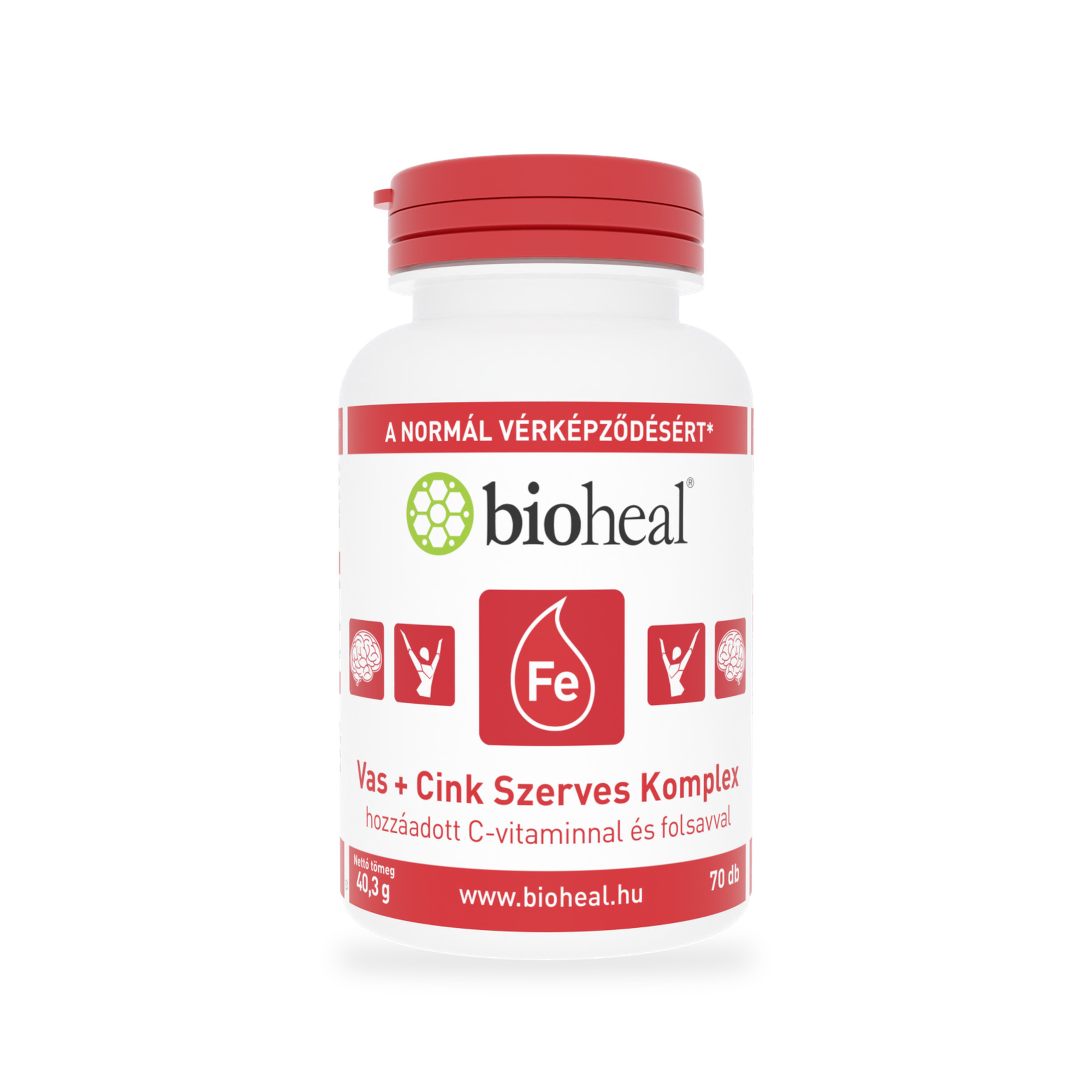 Bioheal® Vas + Cink Szerves Komplex (70db)