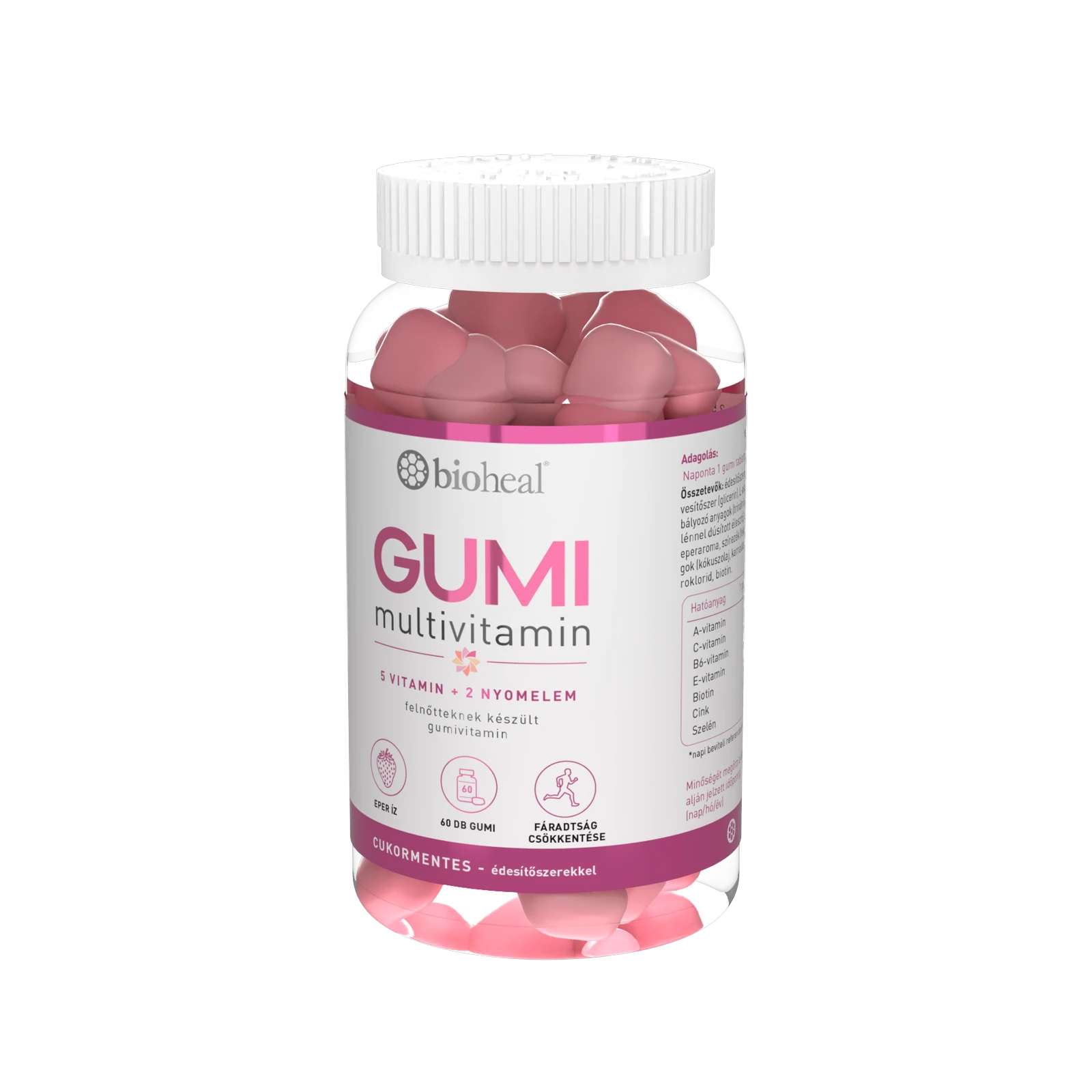 Bioheal&reg; GUMI multivitamin 60 darabos flakon