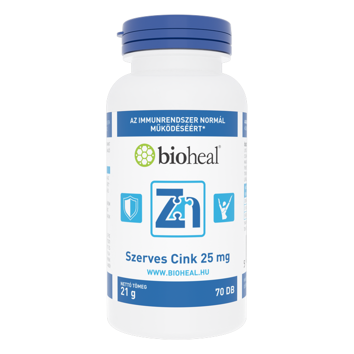 Szerves Cink 25 mg