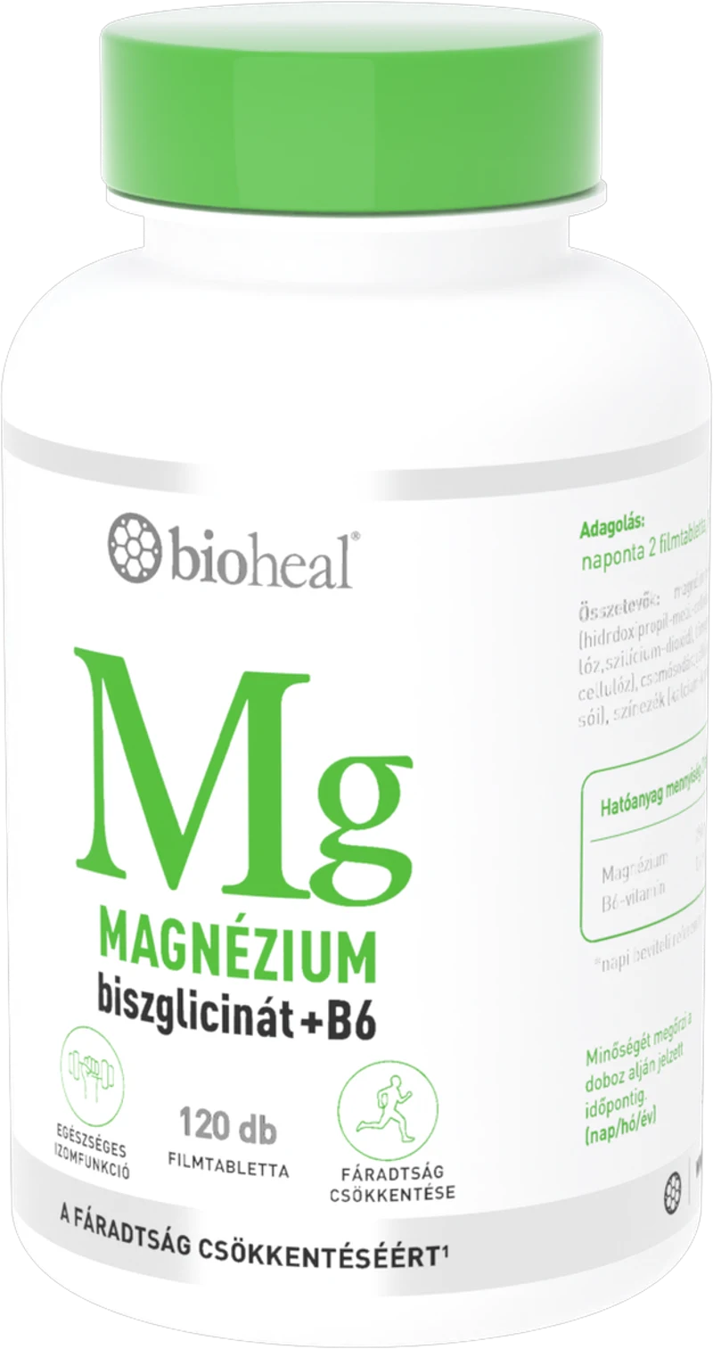 Bioheal&reg; Magnézium-biszglicinát +B6 flakon