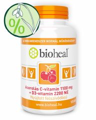 Acerolás C-vitamin 1100 mg + D3-vitamin 2200 NE (105 db)