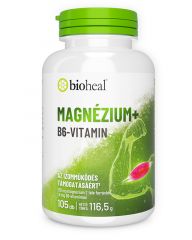 Magnézium + B6-vitamin 250 mg szerves nyújtott felszívódású (105 db)