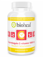 Csipkebogyós C-vitamin 1000 mg nyújtott felszívódással (120 db)