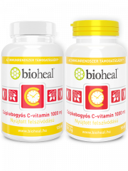 Bioheal családi C-vitamin csomag 120 db és 70 db csipkebogyós C-vitamin