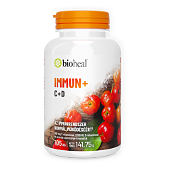 Immun+ C+D (Acerolás C-vitamin 1100 mg + D3-vitamin 2200 NE) (105 db)