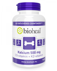 Kalcium 500 mg + D3-vitamin + K2-vitamin (70 db)