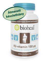 K2-vitamin 150 μg D3-vitaminnal és növényi kivonatokkal (70 db)