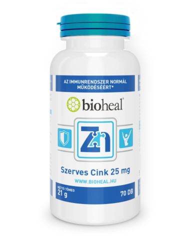 Szerves Cink 25 mg (70 db)