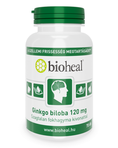 Ginkgo biloba 120 mg + Fokhagyma kivonat (70 db)