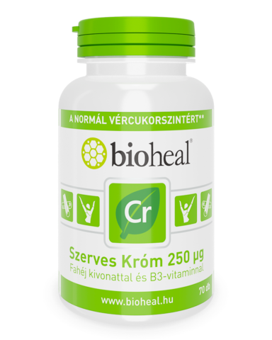 Szerves&Természetes Króm 250 μg (70 db)