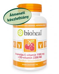 Acerolás C-vitamin 1100 mg + D3-vitamin 2200 NE (105 db)