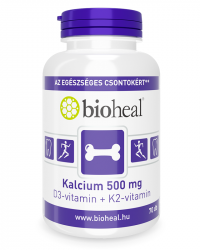 Kalcium 500 mg + D3-vitamin + K2-vitamin (70 db)