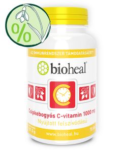 Csipkebogyós C-vitamin 1000 mg nyújtott felszívódással (70 db)