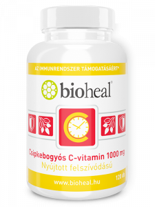 Csipkebogyós C-vitamin 1000 mg nyújtott felszívódással (120 db)