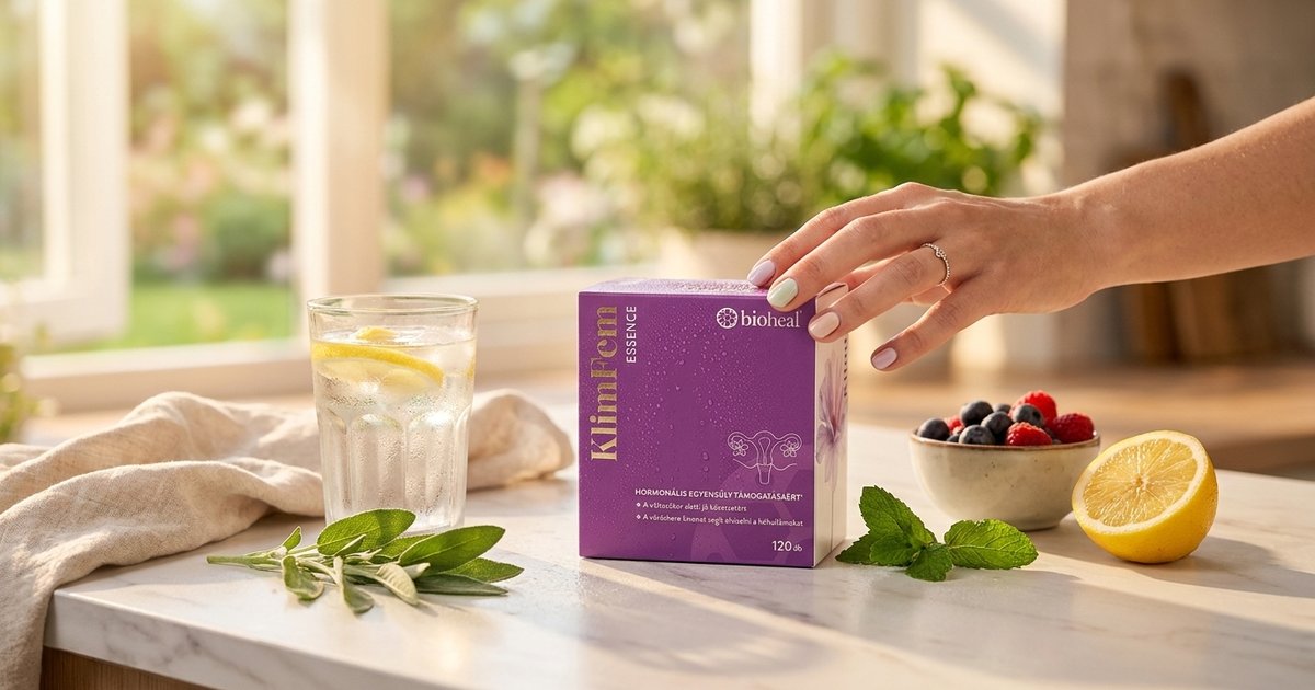 Hűsítő nyári napok változókorban - természetes támogatás a forró hónapokban — Bioheal magazin hero illusztráció