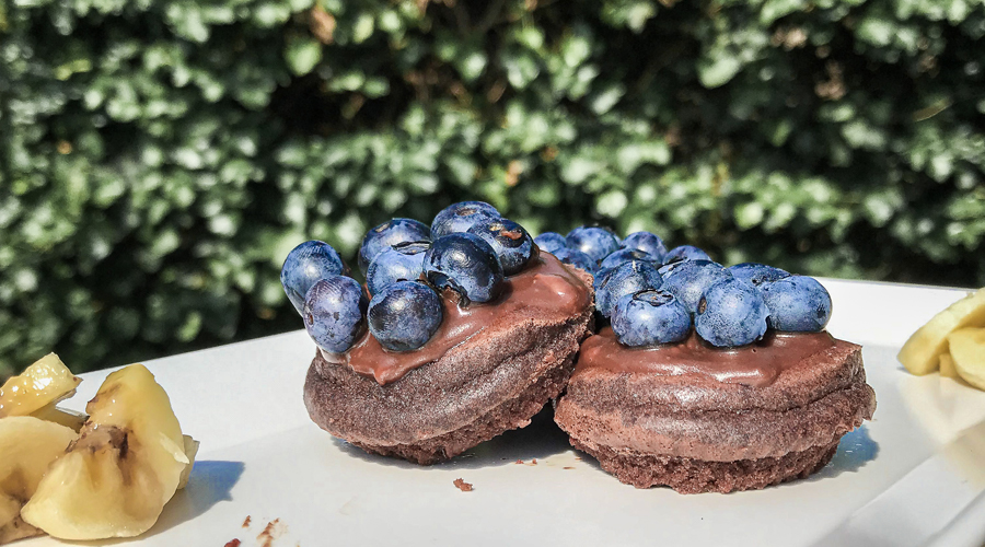 csokis feherjes muffin