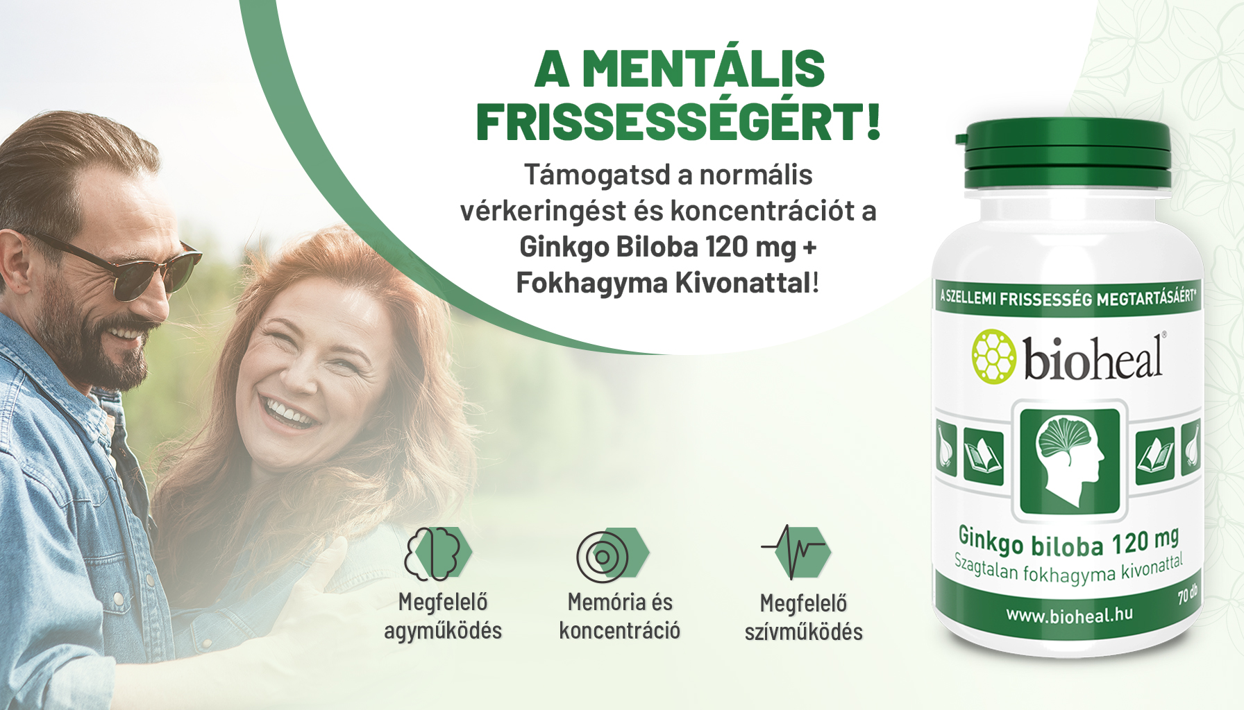 Bioheal® Ginkgo Biloba + Fokhagyma