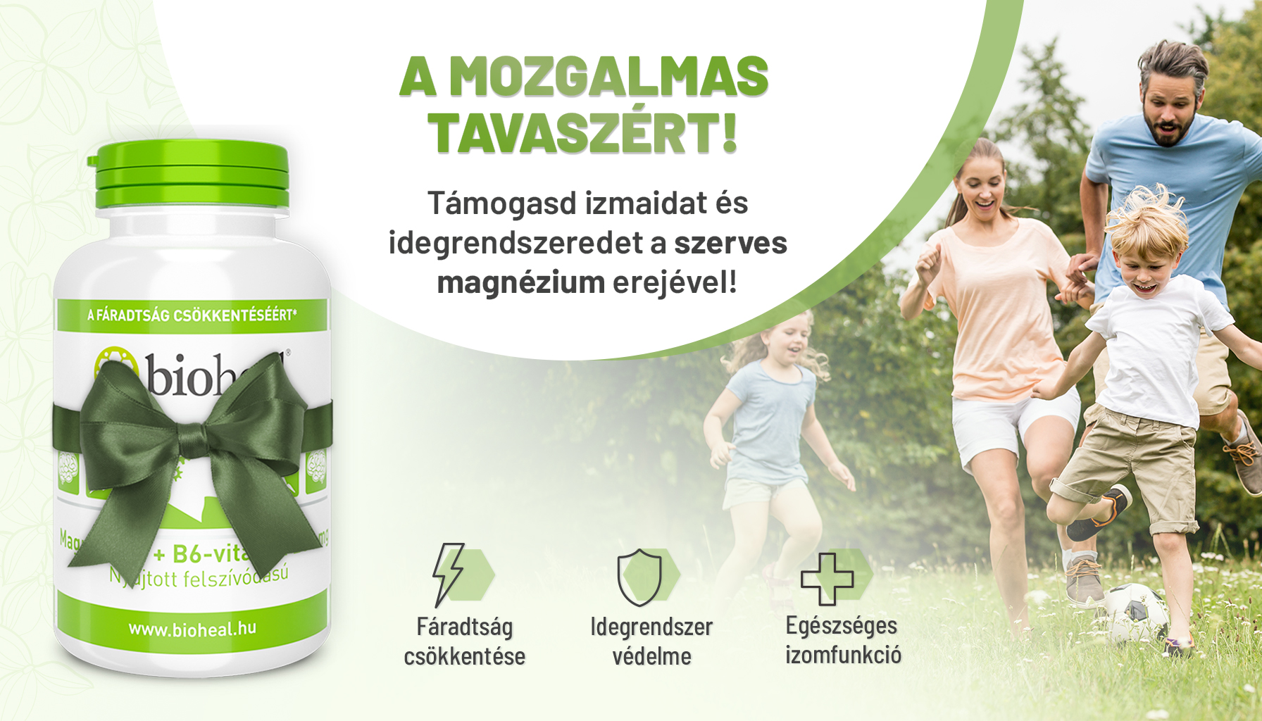 Bioheal® Magnézium + B6-vitamin (70 db)