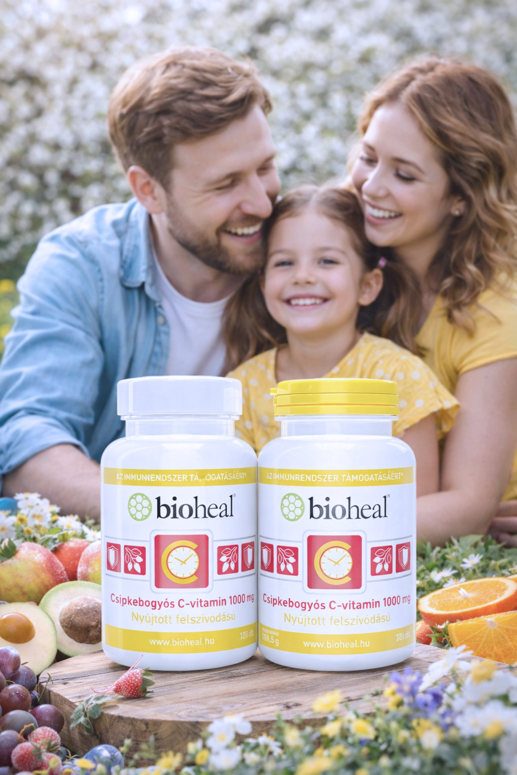 Bioheal® Csipkebogyós C-vitamin 1000 mg családi csomag - 190 db