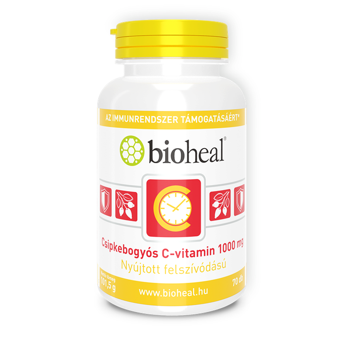 Bioheal&reg; Csipkebogyós C-vitamin 1000 mg — 70 db