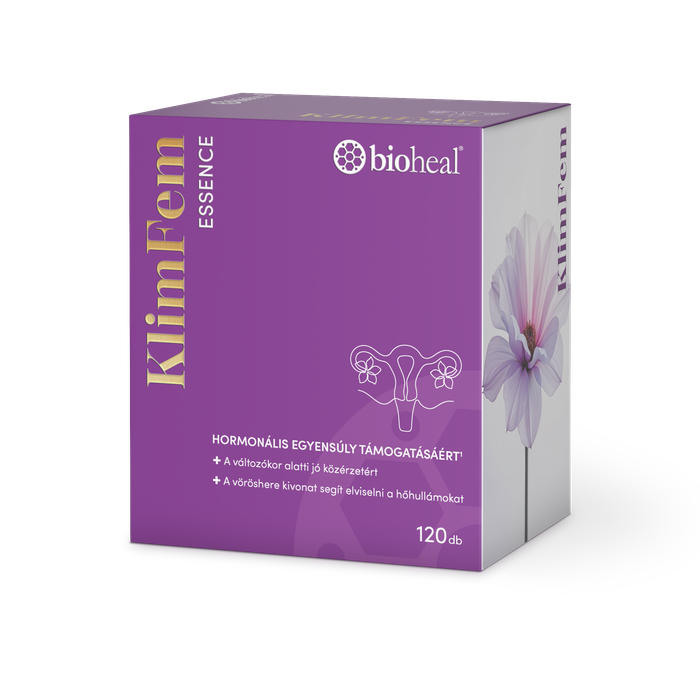 Bioheal&reg; KlimFem ESSENCE lágyzselatin kapszula — 120 db étrend-kiegészítő