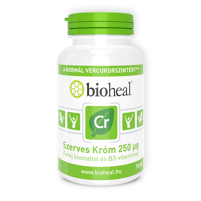 Bioheal&reg; Szerves és Természetes Króm — 70 db