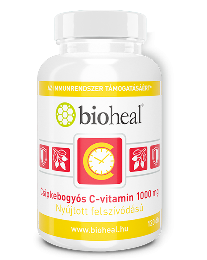 Bioheal Csipkebogyós C-vitamin 1000 mg – 120 db