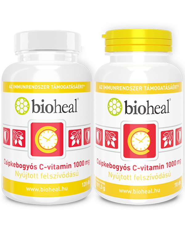 Bioheal Csipkebogyós C-vitamin 1000 mg családi csomag 190 db