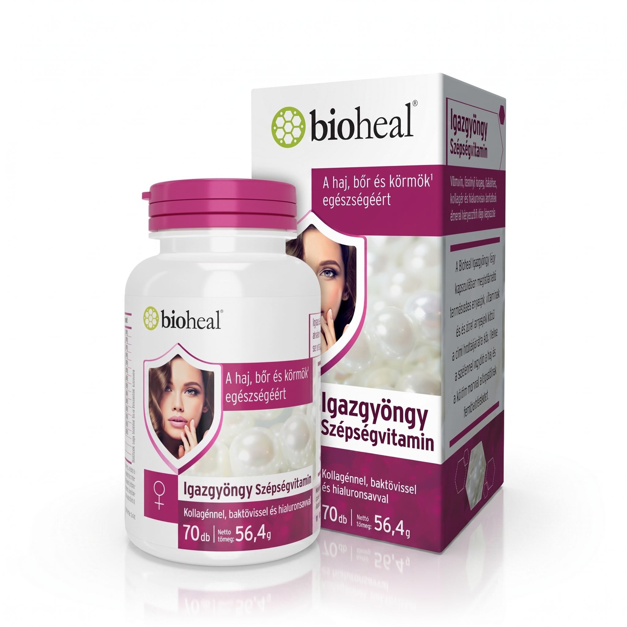 Bioheal® Igazgyöngy Szépségvitamin – 70 db kapszula