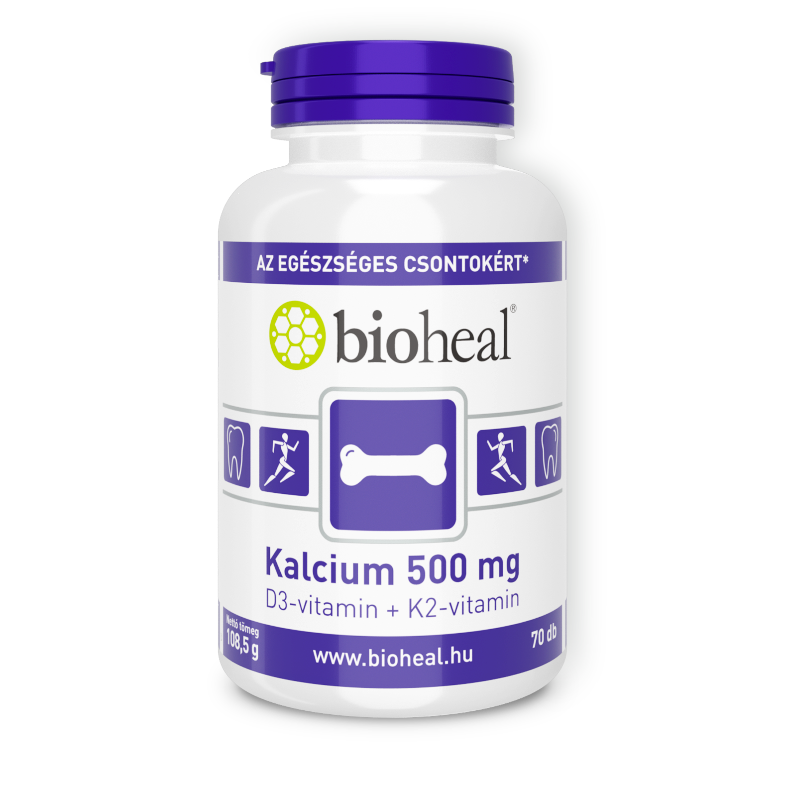 Bioheal® Kalcium + D3 + K2 termékfotó