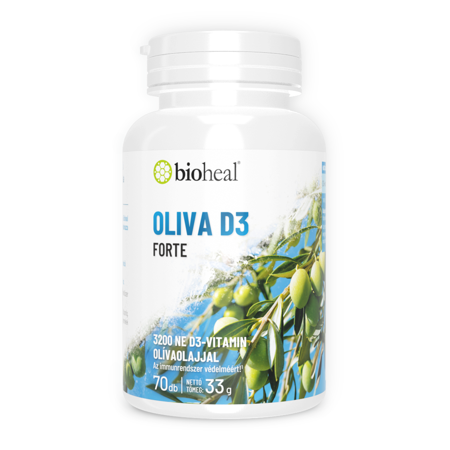 Bioheal® D3-vitamin Forte olívaolajjal