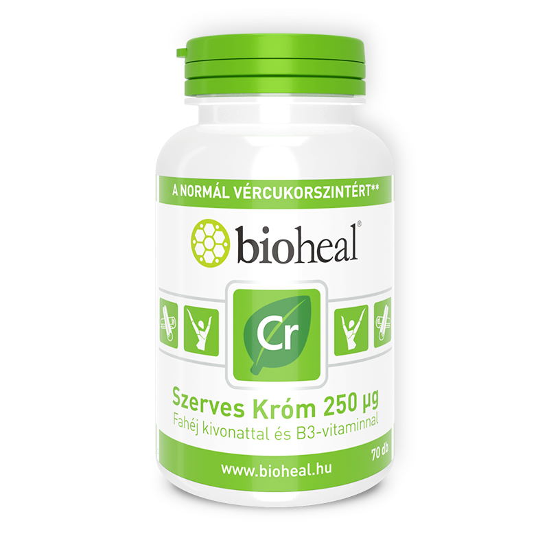 Bioheal® Szerves Króm 250 µg termékfotó