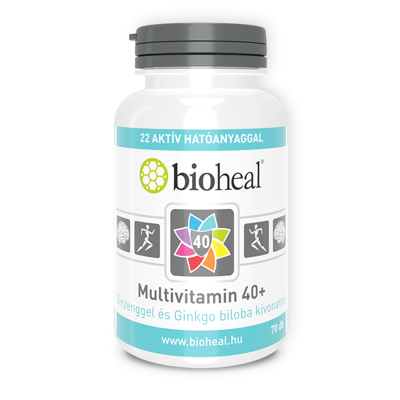 Bioheal Multivitamin 40+ filmtabletta 70 db
