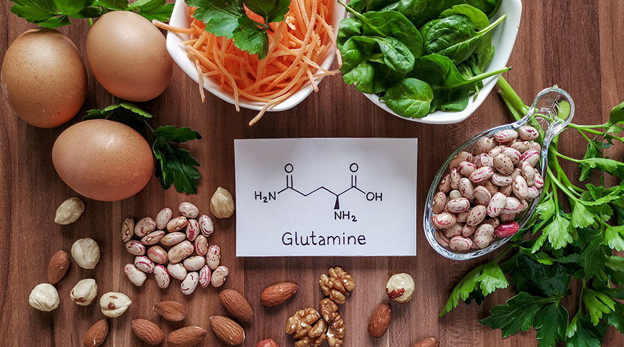Glutaminfogyasztás megoldható vegetáriánus étkezéssel is, de legkönnyebb táplálékkiegészítő formájában fedezni